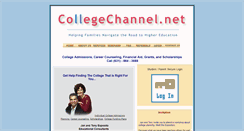 Desktop Screenshot of collegechannel.net